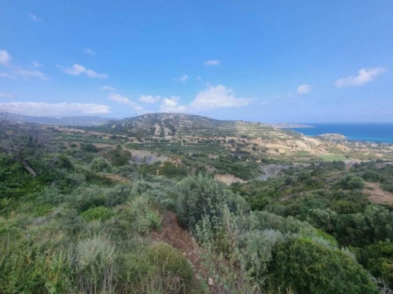 Roussa Ekklisia Kreta, Roussa Ekklisia: Baugrundstück mit Meerblick zu verkaufen Grundstück kaufen